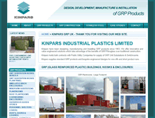 Tablet Screenshot of kinpars.co.uk